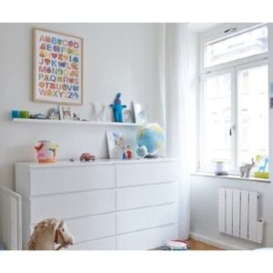 ZEHNDER - Radiateur ALURA TECH élec. H575xL572 1000W RAL9010 11kg - ALE-100-056/F
