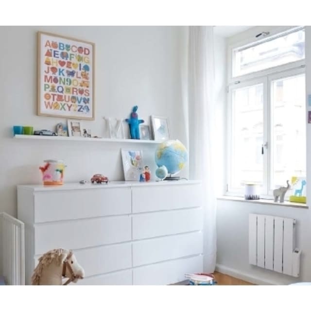 ZEHNDER Alura Tech 1000W blanc Radiateur électrique blanc à panneaux horizontaux sous fenêtre