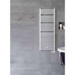 ZEHNDER - Sèche-serviettes AURA elektrisch PBEZ-080-40/MQ L400 H786-860 300W RAL9016 - PBEZ-080-40/MQ