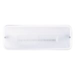 Bloc de secours étanche rectangulaire blanc 390 lm pour chambre froide