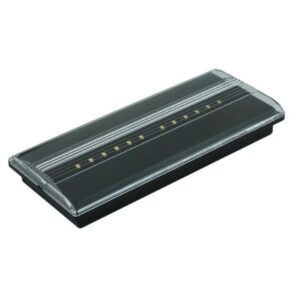 ZEMPER - DIANA FLAT AUTOTEST 320lm P/NP 1h IP44/IK07 NOIR 230V 50Hz - LDF9400LXPN