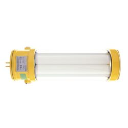 Bloc de secours antidéflagrant jaune IP66 840 lm 1 h avec tube fluorescent