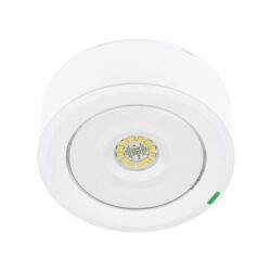 ZEMPER - SPAZIO LUZ AUTOTEST 425lm P/NP 1h IP42/IK04 BLANC 230V 50Hz - LUZ4400LXP