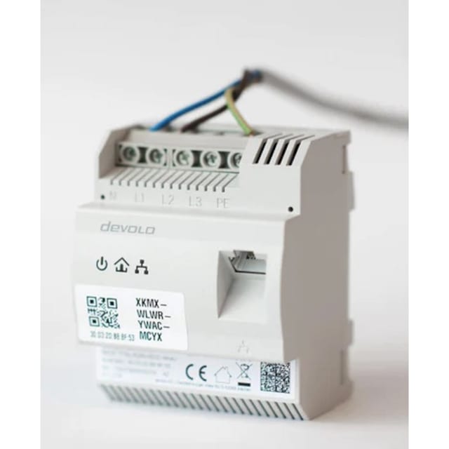 Zaptec Module PLC sur rail DIN ZB100055 Module PLC sur rail DIN avec bornes à vis, câblage supérieur et voyant frontal