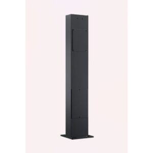Zaptec - Zaptec Poteau Montage Column - Pour Pro & Go - Aluminium - Montage au sol - 900-00173