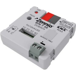 Détails visibles de Module d’entrée binaire KNX 4 voies avec sonde pour Extensions d’entrées / sorties