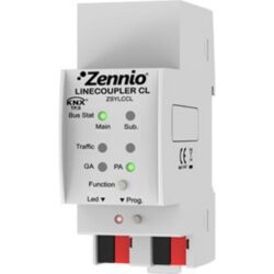 Détails visibles de Coupleur de ligne KNX sur rail DIN ZEZSYLCCL pour Modules modulaires DIN
