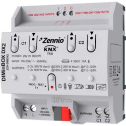 Zennio - DIMinBOX DX2 - Variateur KNX universel 2P - ZEZDI-DBDX2