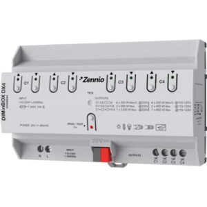 Zennio - DIMinBOX DX4 - Variateur KNX universel 4P - ZEZDIDBDX4