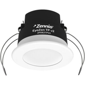 Zennio - EyeZen TP v2 (Blanc) - Détecteur de mouvement KNX avec capteur de luminosité - ZEZPDEZTPV2W