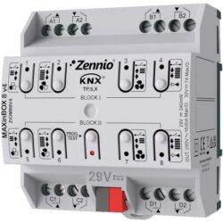 Zennio - MAXinBOX8 v4 - Actionneur KNX multifonctionnel 8P - ZEZIOMB8V4