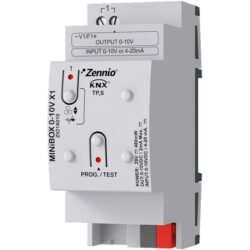 Zennio - MINiBOX 0-10V X1 - Actionneur KNX multifonctionnel analogique 1P - ZEZIO1X010