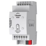 Zennio - RailQuad8 - Module d'entrée KNX analogique/digitale 8P - ZEZIO-RQUAD8