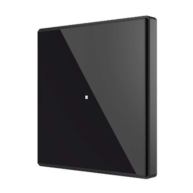 Zennio - Square TMD 1 (Anthracite) - Interrupteur tactile KNX 1P avec température - ZEZVI-SQTMD1-A Zennio - Square TMD 1 (Anthracite) - Interrupteur tactile KNX 1P avec température - ZEZVI-SQTMD1-A