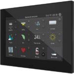 Zennio - Z70 v2 (Anthracite) - Écran tactile KNX 7 avec capteur de température - ZEZVIZ70V2A