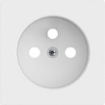 Zennio - ZS55 - Penaarde centraalplaat (Mat wit) - ZE830000609