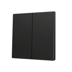 Zennio - ZS55 Touche double (bas) bouton poussoir KNX Soft (Anthracite) - ZEZS55CSOFT22A
