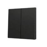 Zennio - ZS55 Touche double (bas/haut) bouton poussoir KNX Soft (Anthracite) - ZEZS55CSOFT24A