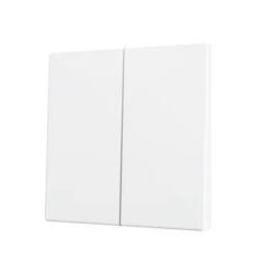 Zennio - ZS55 Touche double (bas/haut) bouton poussoir KNX Soft (Blanc mat) - ZEZS55CSOFT24MW