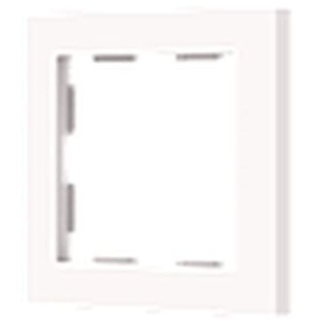 Cadre mural blanc mat Zennio ZS55 Cadre mural 1 module blanc mat pour appareillage électrique