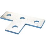 nVent Caddy - Plaque en T plate à quatre trous