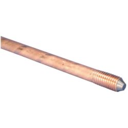 Détails visibles de Piquet de terre fileté cuivré 17,3 mm x 1,5 m pour Piquets de terre