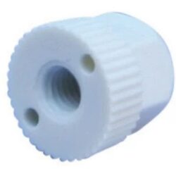 Détails visibles de Écrou moleté en plastique M6 fileté femelle pour Ecrou