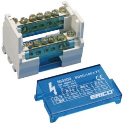 nVent Eriflex - Répartiteur Bipolaire 80/100 A - 6 Connexions - 563900