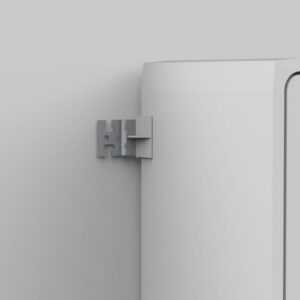 nVent Hoffman - fixation murale inox 304 UDP/T avec toit (4 pcs.) - UWB02