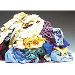 Chiffons textiles colorés coton interlock, configuration visible