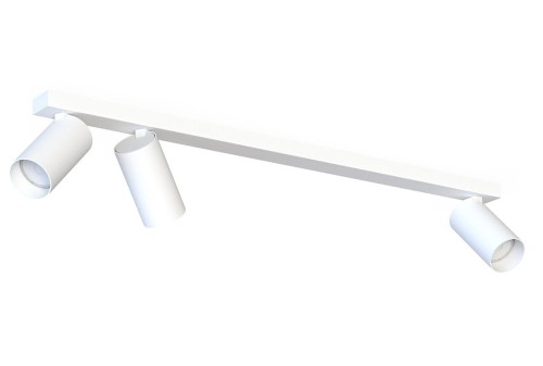Nowodvorski — vue produit de Spot plafond orientable blanc MONO Spot plafond orientable blanc MONO III 7811, forme et finition du produit visibles