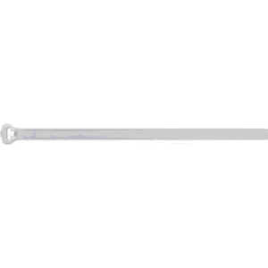 Collier de serrage naturel 7 x 457 mm 540N, configuration visible