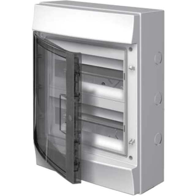ABB - Coffret Fix-o-Rail 65 24M 2R IP65 435x320x155mm transparent en saillie - 1SLM006501G1204