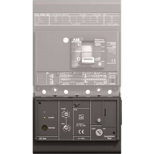 ABB - Déclencheur différentiel Tmax XT2 RC sélectif 4P pour protection fuite terre. - 1SDA067126R1