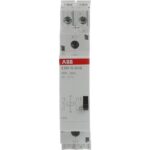 ABB - Télérupteur E290 16A 2NO 12V CA 12V CC rail DIN gris - 2TAZ312000R2052