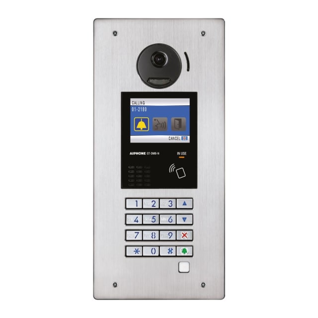 AIPHONE - PORTIER INOX ENCASTRE AIPHONE - PORTIER INOX ENCASTRE