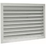 Aldes - Petite grille extérieure renforcée AG638 - 600x600 - aluminium - 11052015
