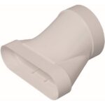 Aldes - Raccord mixte - droit - équivalent Ø125mm - 60x200 (conduit rigide plastique min - 11023995