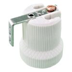 BAILEY - BAI Douille E27 Porcelaine avec métal support et vis de terre 4A 500V 5KV T270 F - 144127