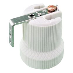 BAILEY - BAI Douille E27 Porcelaine avec métal support et vis de terre 4A 500V 5KV T270 F - 144127