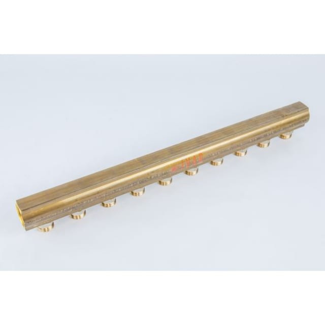 BEGETUBE - Distributeur-collecteur en laiton étiré dia 1'' avec 10 sorties M24 M - 200101010 BEGETUBE - Distributeur-collecteur en laiton étiré dia 1'' avec 10 sorties M24 M - 200101010