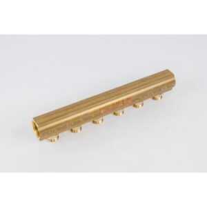 BEGETUBE - Distributeur-collecteur en laiton étiré dia 1'' avec 6 sorties M24 M - 200101006