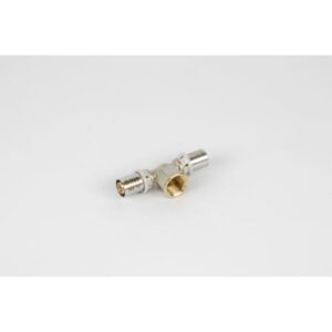 BEGETUBE - Raccord à sertir pièce T femelle 16x2mm x 1/2'' F x 16x2mm (femelle au milieu) - 338261818