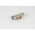 BEGETUBE - Raccord à sertir pièce T femelle 32x3mm x 3/4'' F x 32x3mm (femelle au milieu) - 338286666
