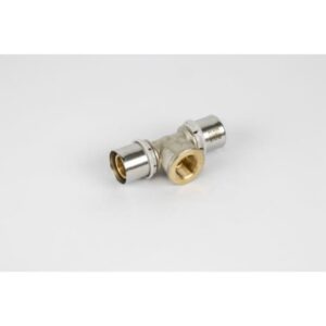 BEGETUBE - Raccord à sertir pièce T femelle 32x3mm x 3/4'' F x 32x3mm (femelle au milieu) - 338286666