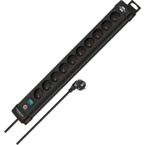 BRENNENSTUHL - Premium-Line 10 prises noir 3 m H05VV-F 3G1