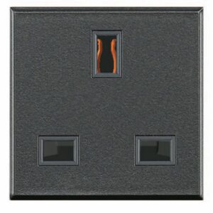 BTICINO - Axolute BS prise courant 2 modules fonce - HS4150