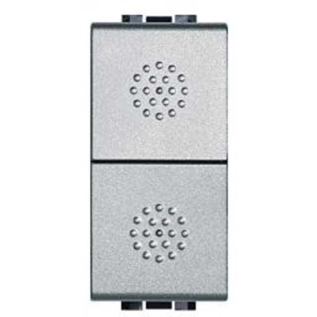 BTICINO - Bouton-poussoir Light Tech - 10A - 250V - 2P - NO + NO - NT4036 BTICINO - Bouton-poussoir Light Tech - 10A - 250V - 2P - NO + NO - NT4036