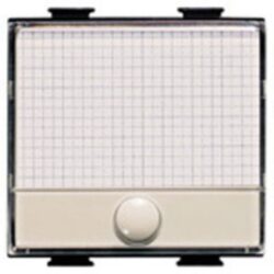 BTICINO - Bouton-poussoir pour sonnerie Magic - 1P NO - avec porte-étiquette éclairable - A5008