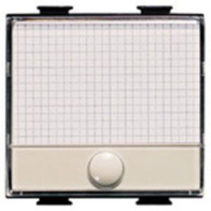 BTICINO - Bouton-poussoir pour sonnerie Magic - 1P NO - avec porte-étiquette éclairable - A5008